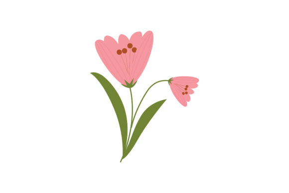 Boho Color Floral Plant Illustration-13: A Versatile Design for Creative Projects