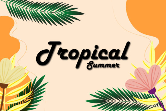 Embrace the Beauty of Tropical Floral Summer Leaf in Your Designs
