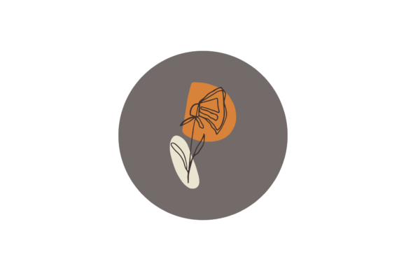 Enhance Your Designs with Boho Floral Color Icon Svg