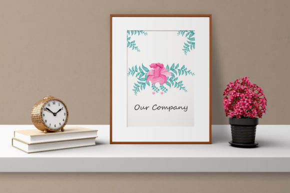 Enhance Your Designs with Watercolor Floral Frame with Flowers PNG