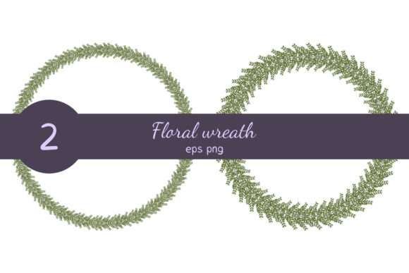 Enhancing Your Designs with the Floral Wreath with Forest Fern Leaf