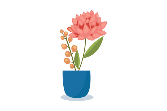 Explore Boho Color Floral Plant Illustration-01