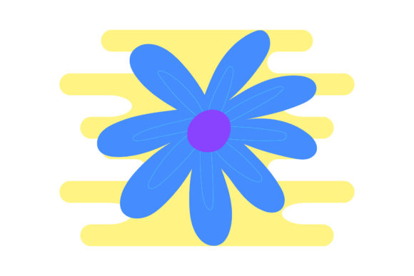Explore Floral Simple Flat Design Cute Clipart