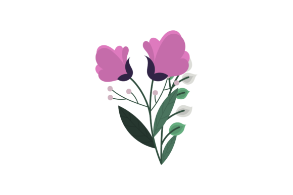 Explore the Beauty of Floral Graphic Style Ornaments