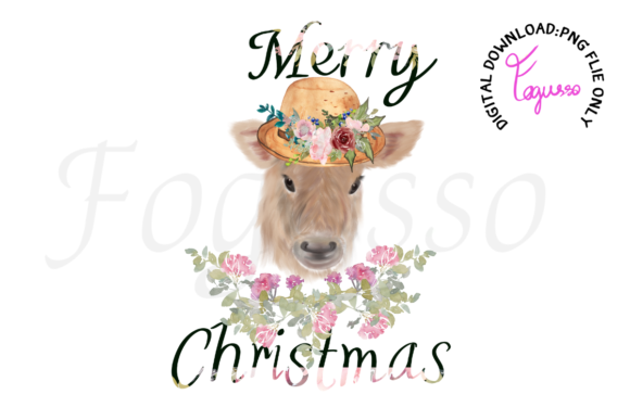 Exploring the Versatility of Christmas Cow Floral Sublimation