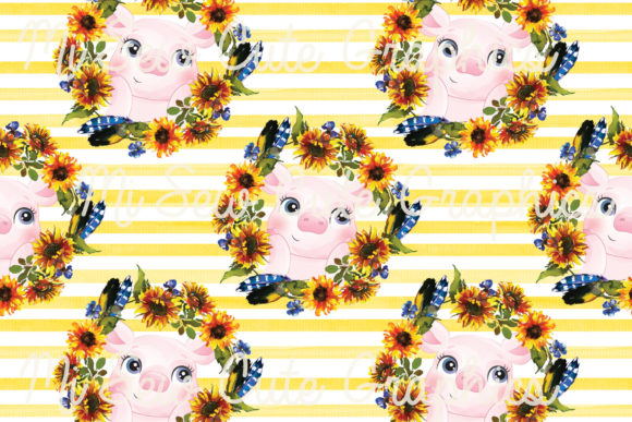 Exploring the Versatility of Seamless Floral Pig Patterns for Creative Projects