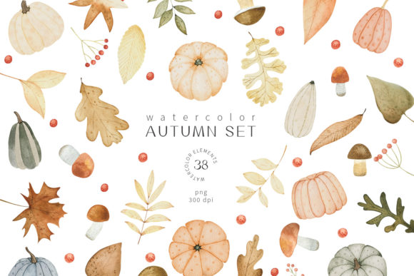 Exploring the Versatility of Watercolor Fall Autumn Floral in Creative Projects