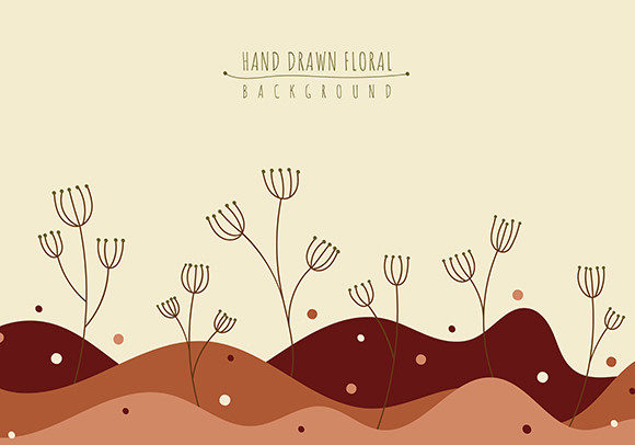 Hand Drawn Floral Line Art for Modern Design