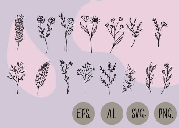 Unlocking Creativity with the Floral Bundle: A Comprehensive Guide to EPS, AI, SVG, and PNG Formats